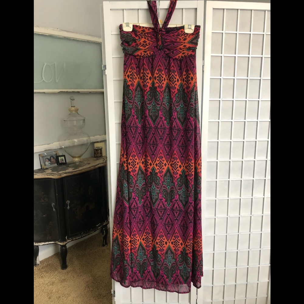 Summer strapless dress